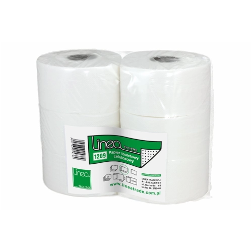 Biały papier toaletowy JUMBO 150m – papier toaletowy Jumbo w dużej rolce, 150 m – dodatkowe ujęcie produktu 1